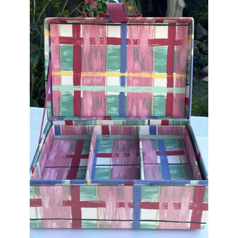 Vintage Rosenthal Designs Jewelry Box Organizer Cottagecore Grandmacore 1980s